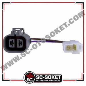 2 KABLOLU ŞARJ DİNAMO ÇEVİRİCİ SOKETİ JAPON (YDT-035)