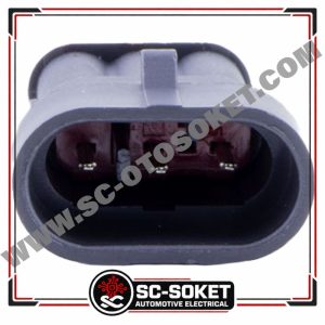 3 KABLOLU TEMPRA-TİPO KİLOMETRE SOKETİ 3K001 KARŞILIĞI ERKEK SOKET