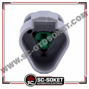 3 KABLOLU DEUTSCH 3LÜ İŞ MAKİNASI (ÜÇGEN)3K031 KARŞILIĞI ERKEK SOKET