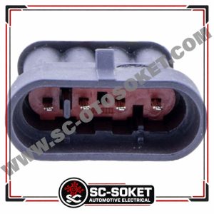 4 KABLOLU TOFAŞ-RENAULT BOBIN SOKETİ 4K008 KARŞILIĞI ERKEK SOKET