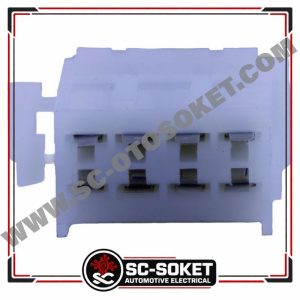 8 KABLOLU TAKOGRAF-TEYP SOKETİ SİYAH-BEYAZ