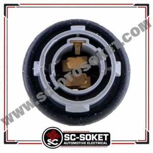 SOKETLİ AMPUL DUYU ÇİFT DUYLU (1016) GRİ